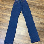 Wrangler NEW  Cowboy Cut Jeans Natural Rise Dark Blue 14MWZ Slim Fit Womens 5x36 Photo 0