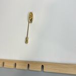 Gold Tone Dainty Brooch Stick Pin Set Lot Photo 3