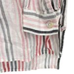 J.Jill Love Linen Essential Striped Button Up Shirt Photo 5