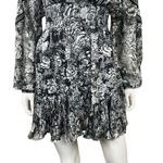 Topshop ASOS Monochrome Floral Print Dress Photo 6