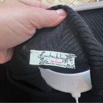 Free People intimately black ribbed knit bodysuit w/ open back ribbed sweater Photo 3