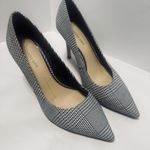 Gianni Bini  Pumps Black White Herringbone Dress shoes Heels sz 8M career Photo 1