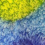 Rima Beachworld XL Ocean Hombre Sleeveless Crop Top Plus in Blue Green Purple Size 16 Photo 4