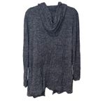 Barefoot Dreams  CozyChic Lite Hooded Cardigan Open Front Gray Size Medium Photo 3