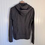 Athleta Full Zip Charcoal Gray Athletic Hoodie Thumb Hole Women’s Size Small Photo 7