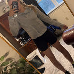 Spyder Grey camo cropped hoodie Photo 0