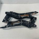 J Renee Samina Womens Sz 8.5 Black & White Plaid Sling Back Pumps Photo 6