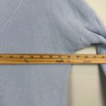 French Connection Caballo Sweater Women XS Blue Lace Arm Panel Boho Coquette Photo 8