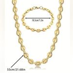 Men's Fashionable Simplicity Necklace Set, Including 1pc Necklace & 1pc Bracelet Photo 3