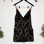 Free People  SEXY LOVE BLACK FLORAL LACE MINI DRESS - SZ 2 Photo 3