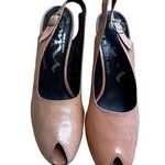 Nina Vintage Coral Pink Slingbacks Size 6.5 Photo 1
