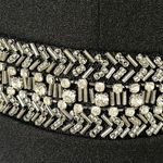 Bisou Bisou Black Dress with Crystal Belt Photo 4