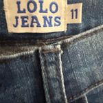 Lolo Women's Ankle Jeans Size 11 Blue Side Stripe Stretch Denim Photo 5