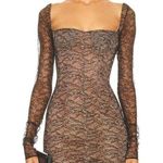 LaQuan Smith NWT Long Sleeve Dress with Scoop Back in Black Photo 0