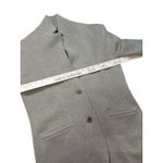 J.Crew 100% Merino Wool Cardigan Sweater Gray Button Front Blazer Jacket XXS Photo 4