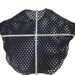 Cherish  Blue Swim Poncho with Armholes O/S Resortwear Vacation Outdoors Summer Photo 3