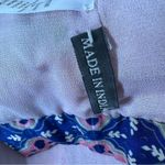 La Fuori Tropical Rhinestone Crystal Embellished Cotton Shorts Large Pink Photo 10