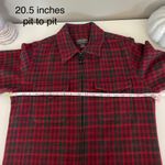 Woolrich Vintage  Women's Red & Black Plaid Wool Blend Full-Zip Jacket Photo 8