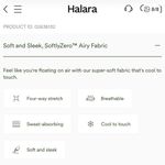 Halara SoftlyZero White Mesh Sleeve Bodysuit size M. Photo 7