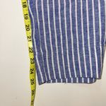 LC Lauren Conrad Blue Striped High Rise Cropped Pants Photo 8