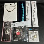 J447 Bulk Bundle of 8 NWT Chain Bracelets Blue Photo 1