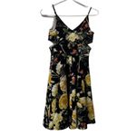 Sleeveless V Neck Long Midi Dress With Side Slits Size Measured Floral‎ Athletic Photo 1