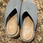 Eileen Fisher Tali Blue Tan Espadrilles Wedges Shoes Photo 1