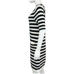 Sanctuary NWT Black Striped Sweater Dress Size M Photo 3
