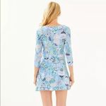 Lilly Pulitzer Jessalynn Long Sleeve Wrap Romper Blue Peri Lapis Lantern XXS NEW Photo 8