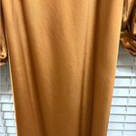 Anthropologie Significant Other Demi Backless Long-Sleeve Column Gown - Caramel Photo 7