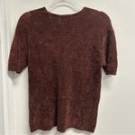 Vintage 90’s Y2K 70% Silk Chenille Sweater Brown Size L Photo 2