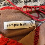 Self Portrait SELF-PORTRAIT Flower Tiered Lace Dress size 6 Photo 3