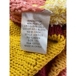 Umgee Yellow Knit Duster Cardigan Striped Open Front Bohemian Sweater Photo 10