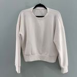 Spanx AirEssentials Crew Neck Pullover Sweatshirt Powder Large Photo 7