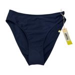 Summersalt  Deep Blue High Cut Mid Rise Bikini Bottom NEW Size 6 Photo 2