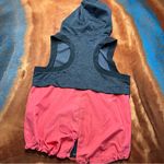 Adidas  Climalite Hooded Training Vest lightweight gray pink small racerback Photo 3