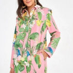 Farm Rio  Printed Romper 100%‎ Cotton NWT Photo 0