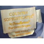 Pendleton Country Sophisticates by Ruffle Blouse Long Sleeve Button Up Photo 2