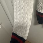 U.S. Polo Assn. Womens Off-White Cardigan Large Preppy Academia Crest Horse Girl Photo 8