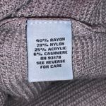 Joan Vass Vass cashmere blend tight knit sweater Grey Photo 8