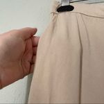 Mango  Tan Tie Waist Jogger Dress Pants Womens XS Pull On Drawstring Waist Beige Photo 6