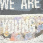 Mighty fine tank top gray cream heather “Tonight We Are Young” graphic size S Photo 2