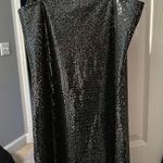 Black Sparkly Mini Dress Photo 2