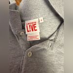 Lacoste LIVE Gray Polo Shirt Womens Medium Photo 2
