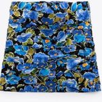 ZARA BLOGGER'S FAVE! Printed Co-Ord Blue Floral Mini Skirt Photo 6