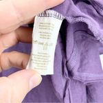 We The Free  Free People Purple Velvet Design Flowy Tee Size XS Photo 4