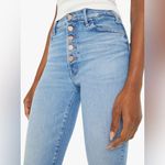 Mother The Pixie Hustler Ankle Button Fly Kick Flare Bootcut Jeans in Tarot Time Blue Size 24 Photo 3