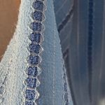 Bonworth Vintage  Light Blue Striped Petite Top medium petite Photo 7