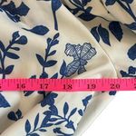 Goodnight Macaroon Paula Blue and White VNeck Long Sleeve Maxi Dress. Size Small Photo 6