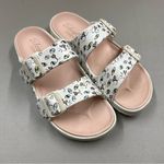 Skechers White and Pink Kitty Cat Slip On Sandals Womens Size 7 Photo 1